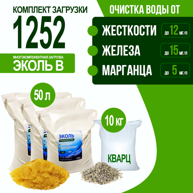 Комплект загрузки ЭКОЛЬ В для фильтра 1252