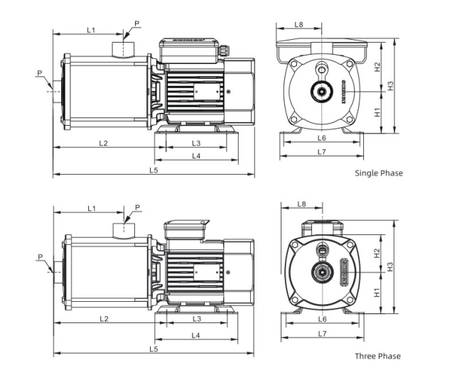 Насос повышения давления SHIMGE BWI20-4-4