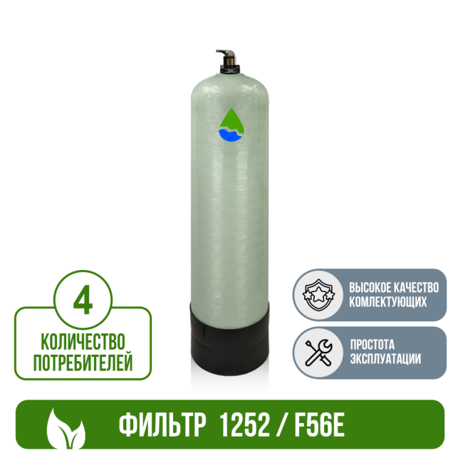 Фильтр обезжелезивания, сорбции воды Runxin 1252/F56E Фильтр обезжелезивания, сорбции воды Runxin 1252/F56E